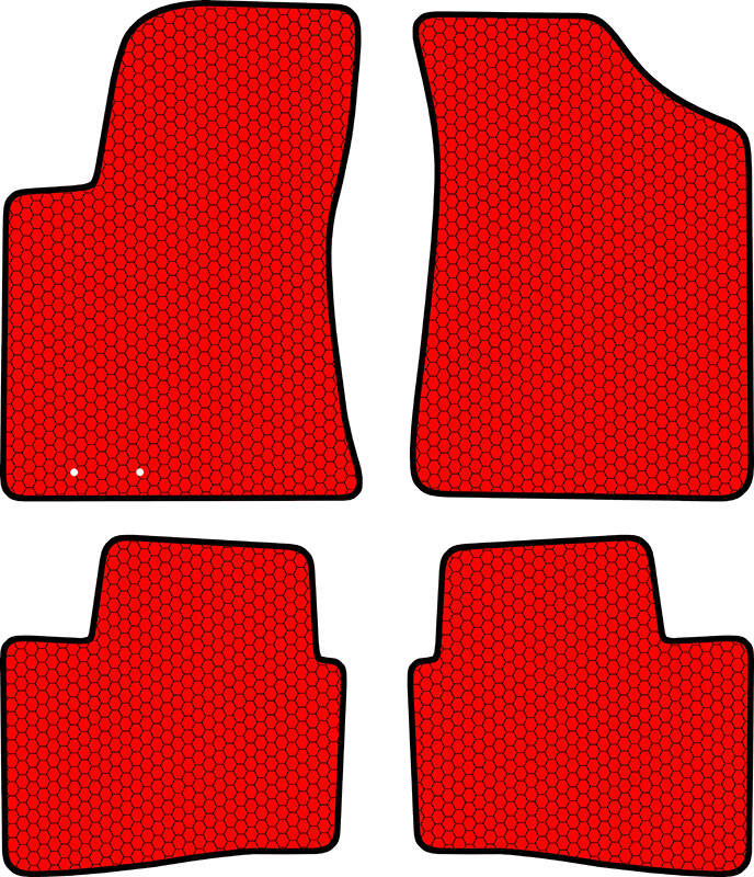 Купить запчасть SDS EXCLUSIVE - KSH20307RD Коврики в салон красные Hyundai Elantra IV (HD) Седан 2007- "EVA-style"