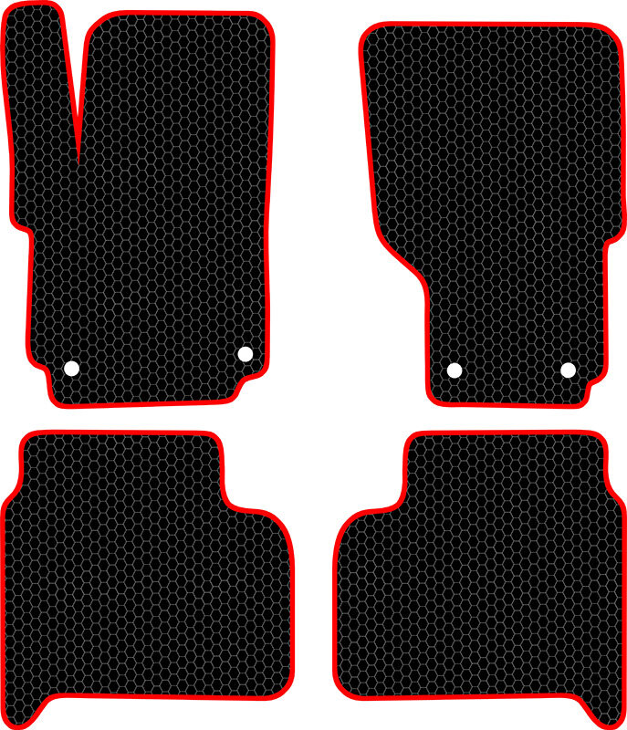 Купить запчасть SDS EXCLUSIVE - KSV23309BKR Коврики в салон черные с красным кантом Volkswagen Amarok I Пикап(4дв.) 2009- "EVA-style"