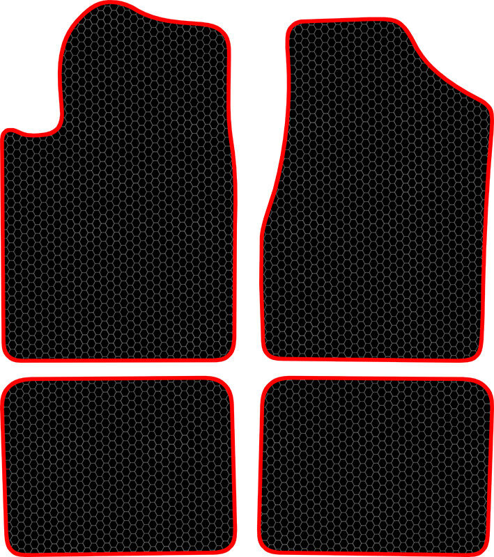 Купить запчасть SDS EXCLUSIVE - KST20602BKR Коврики в салон черные с красным кантом Toyota Camry V (XV30) Седан 2002-2005 "EVA-style"