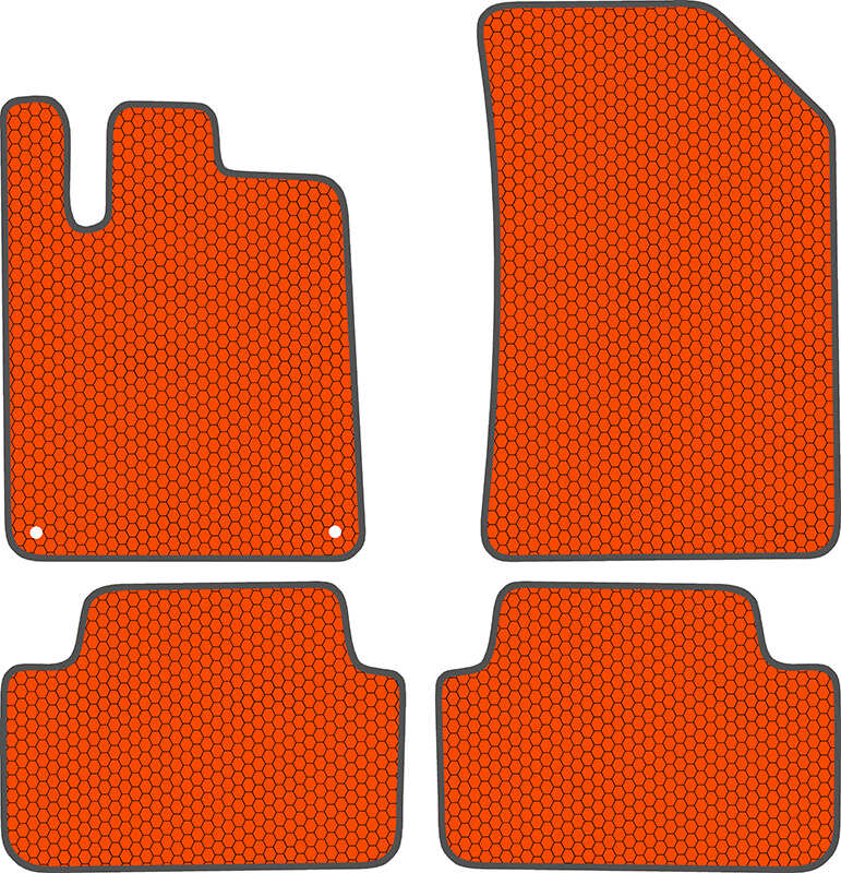Купить запчасть SDS EXCLUSIVE - KSP10804OR Коврики в салон оранжевые Peugeot 407 - Седан 2004-2011 "EVA-style"