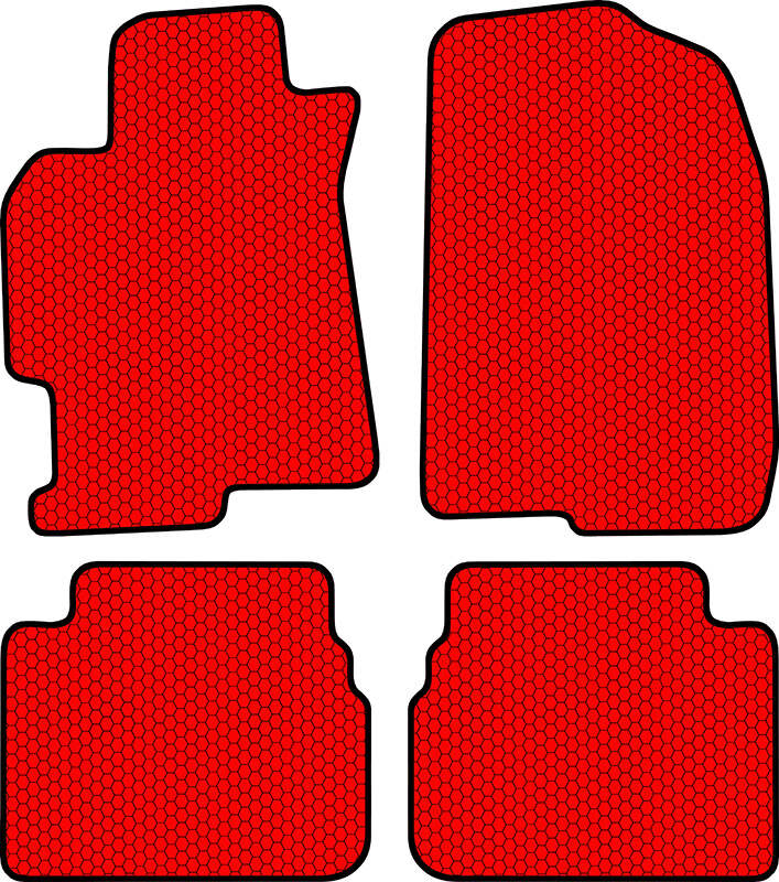 Купить запчасть SDS EXCLUSIVE - KSM20707RD Коврики в салон красные Mazda 6 II Седан 2007-2012 "EVA-style"