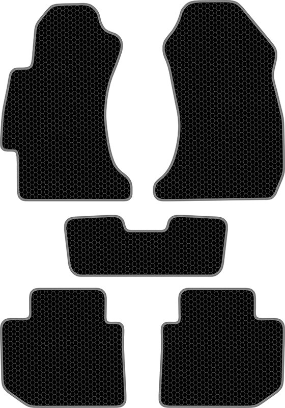 Купить запчасть SDS EXCLUSIVE - KSS41111BK Коврики в салон черные Subaru XV I Внедорожник(5дв.) 2011- "EVA-style"