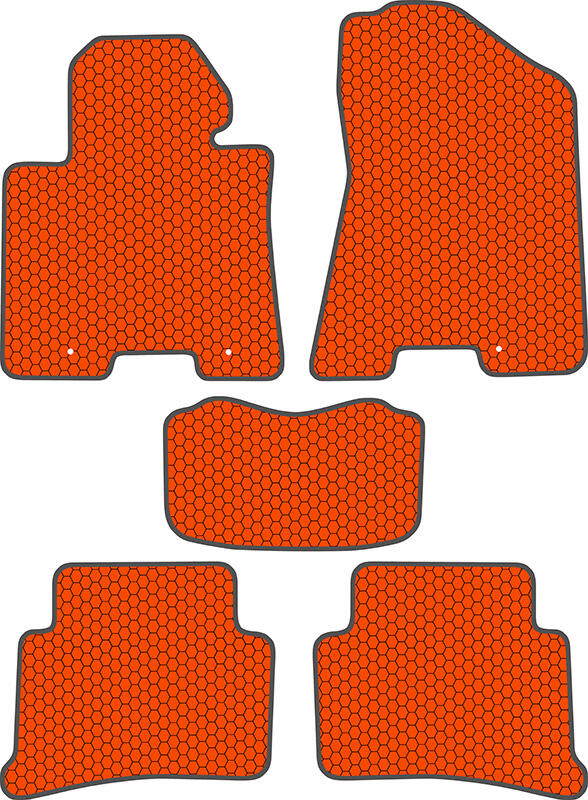 Купить запчасть SDS EXCLUSIVE - KSH24715OR Коврики в салон оранжевые Hyundai Tucson III Внедорожник(5дв.) 2015- "EVA-style"