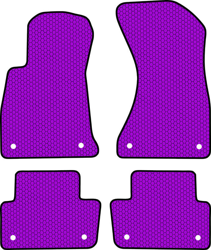 Купить запчасть SDS EXCLUSIVE - KSA13215PR Коврики в салон фиолетовые Audi A4 B9 Седан 2015- "EVA-style"