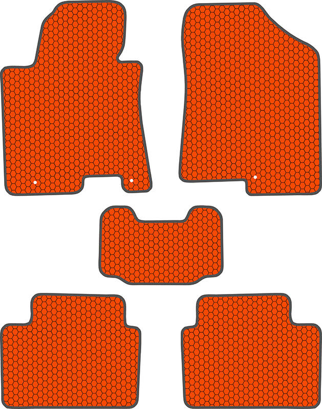 Купить запчасть SDS EXCLUSIVE - KSH23212OR Коврики в салон оранжевые Hyundai i30 II Хэтчбек(5дв.) 2012- "EVA-style"