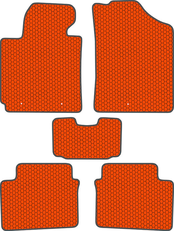 Купить запчасть SDS EXCLUSIVE - KSH23411OR Коврики в салон оранжевые Hyundai Veloster - Хэтчбек(4дв.) 2011- "EVA-style"