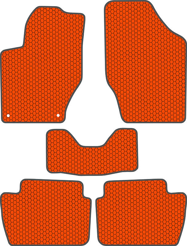 Купить запчасть SDS EXCLUSIVE - KSC41411OR Коврики в салон оранжевые Citroen C4 II Хэтчбек(5дв.) 2011- "EVA-style"