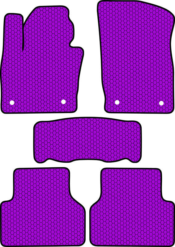Купить запчасть SDS EXCLUSIVE - KSA11711PR Коврики в салон фиолетовые Audi Q3 I Внедорожник, 5дв. 2011- "EVA-style"