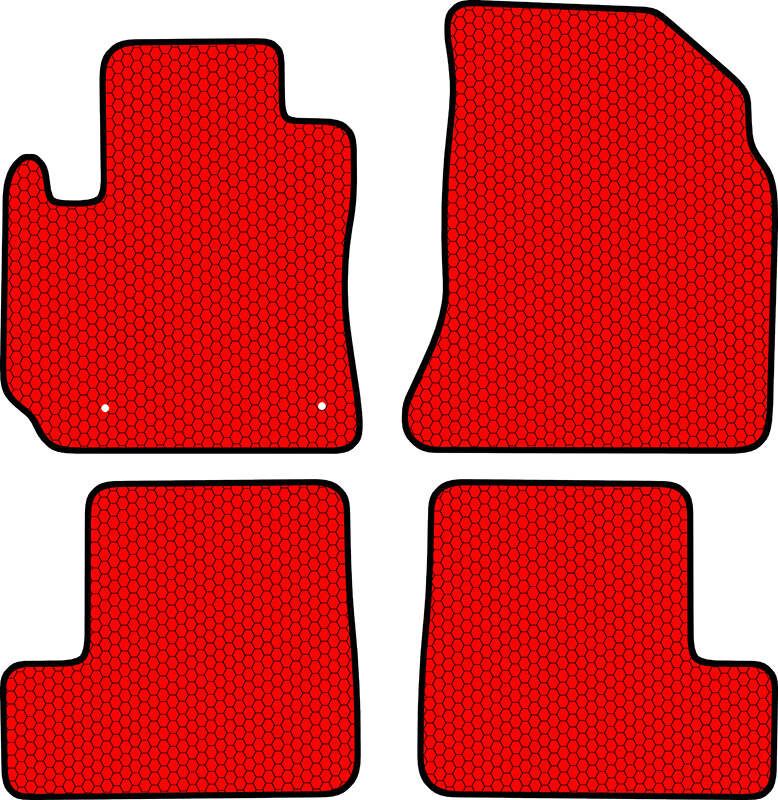 Купить запчасть SDS EXCLUSIVE - KST21901RD Коврики в салон красные Toyota RAV 4 II (XA20) Внедорожник(5дв.) 2000-2005 "EVA-style"