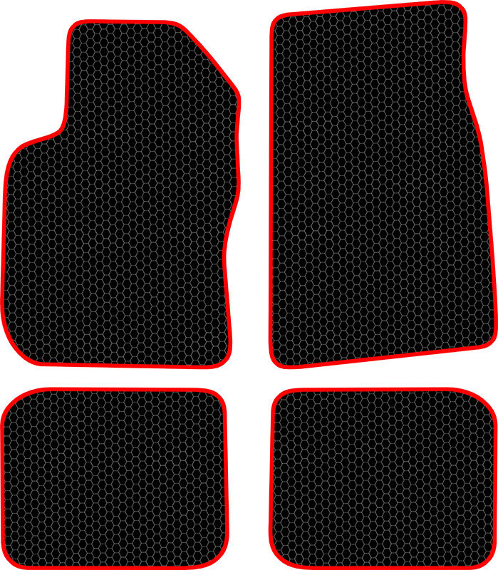 Купить запчасть SDS EXCLUSIVE - KST24594BKR Коврики в салон черные с красным кантом Toyota Camry V40 Седан 1994-1998 "EVA-style"