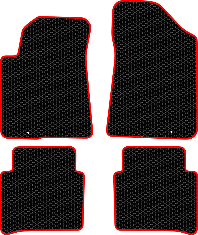 Купить запчасть SDS EXCLUSIVE - KSN11408BKR Коврики в салон черные с красным кантом Nissan Teana II Седан 2008-2014 "EVA-style"