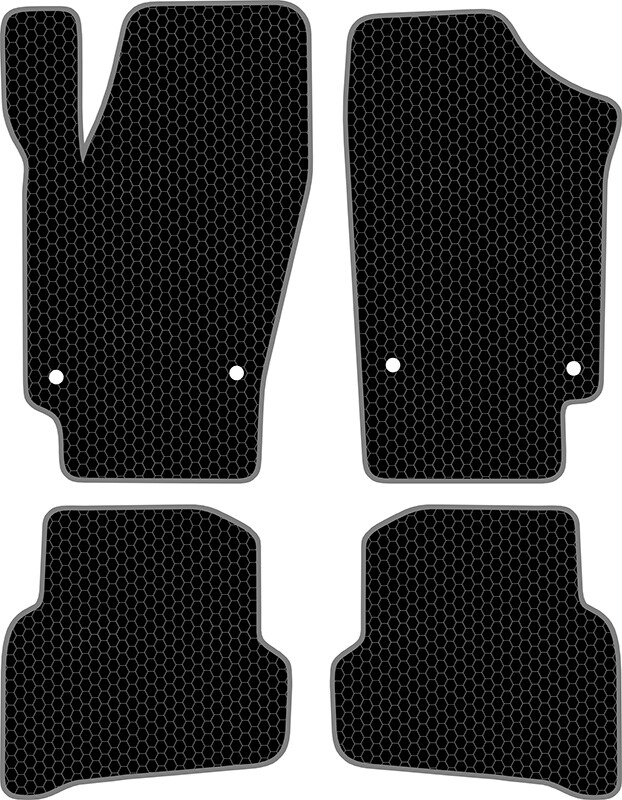Купить запчасть SDS EXCLUSIVE - KSV22910BK Коврики в салон черные Volkswagen Polo MK5 Хэтчбек(5дв.) 2010-2015|2015- "EVA-style"