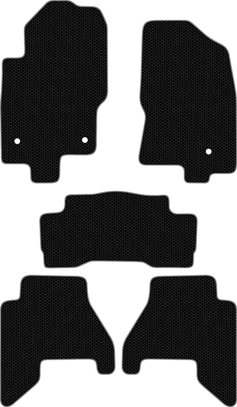 Купить запчасть SDS EXCLUSIVE - KSN10807BK Коврики в салон черные Nissan Pathfinder III (R51) Внедорожник(5дв.) 2005-2014 "EVA-style"