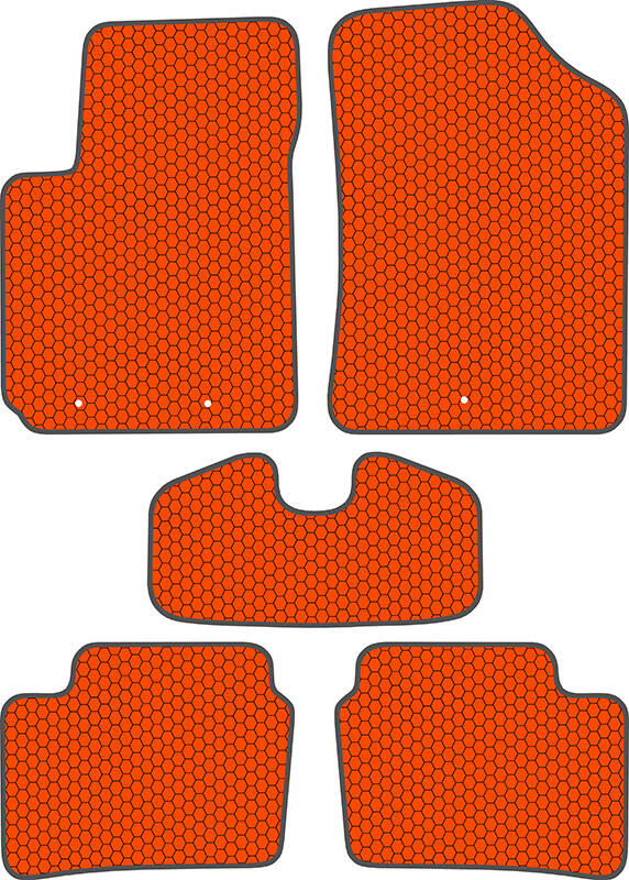 Купить запчасть SDS EXCLUSIVE - KSK12410OR Коврики в салон оранжевые Kia Picanto III Хэтчбек(5дв.) 2011- "EVA-style"