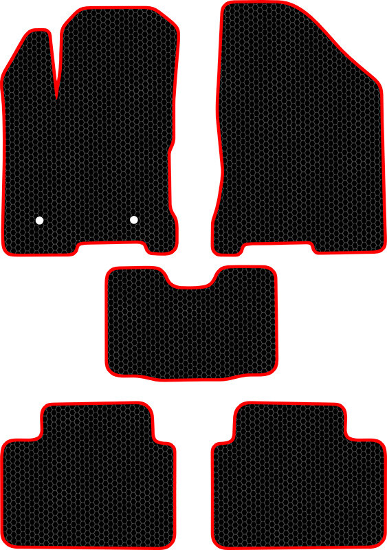 Купить запчасть SDS EXCLUSIVE - KSV0052BKR Коврики в салон черные с красным кантом ВАЗ (LADA) ВАЗ-2180 (Vesta) - Седан 2015- "EVA-style"