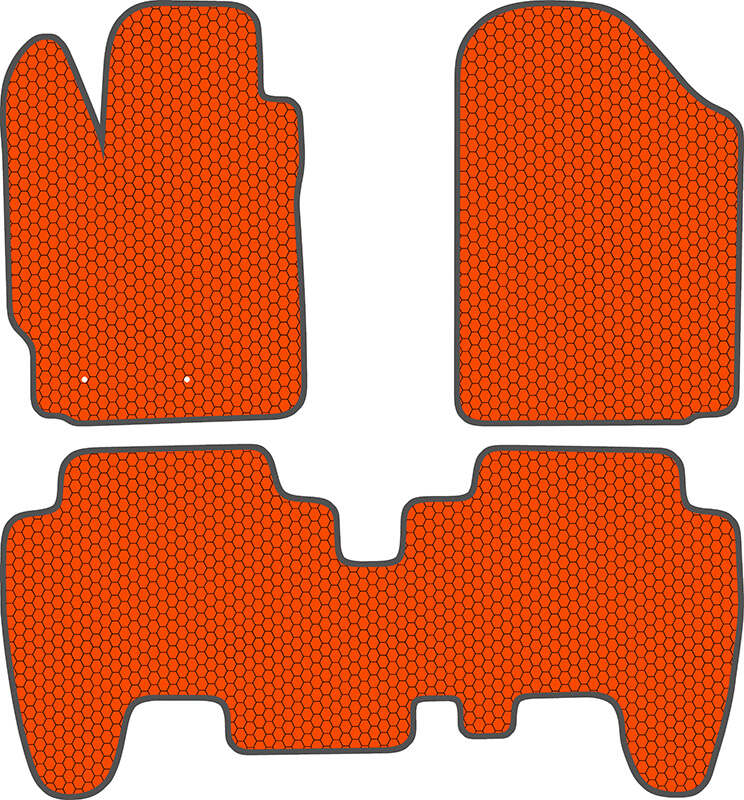 Купить запчасть SDS EXCLUSIVE - KST24306OR Коврики в салон оранжевые Toyota Yaris II Хэтчбек(5дв.) 2005-2011 "EVA-style"