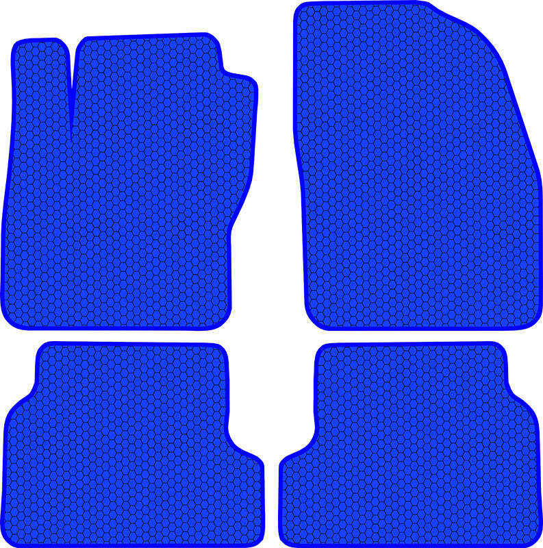 Купить запчасть SDS EXCLUSIVE - KSF30604BL Коврики в салон синие Ford Focus II sedan/hatchback 2004-2011"EVA-style"