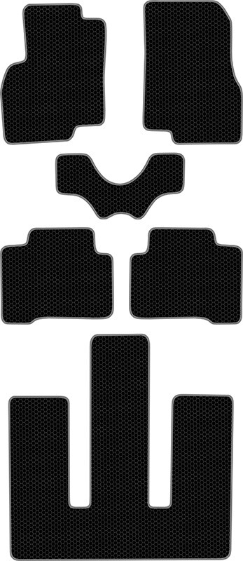Купить запчасть SDS EXCLUSIVE - KSM40404BK Коврики в салон черные Mitsubishi Grandis II Минивэн(5дв.) 2003-2011 "EVA-style"
