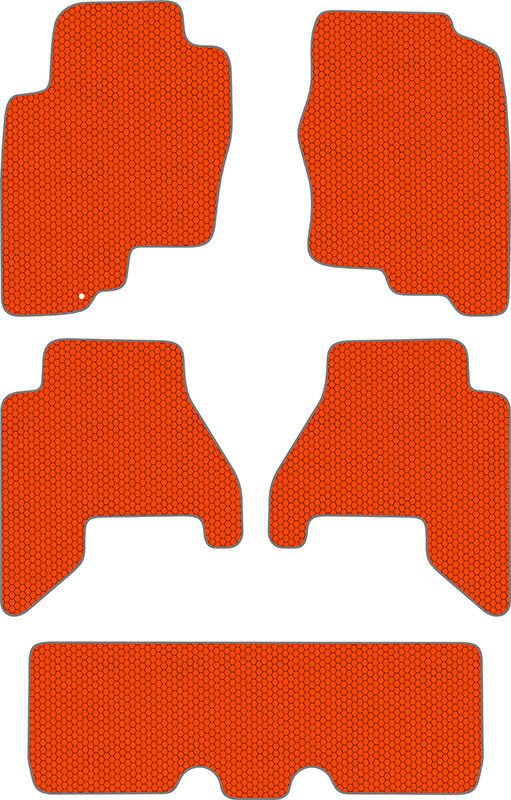 Купить запчасть SDS EXCLUSIVE - KSN10806OR Коврики в салон оранжевые Nissan Pathfinder III (R51) Внедорожник(5дв.) 2005-2014 "EVA-style"