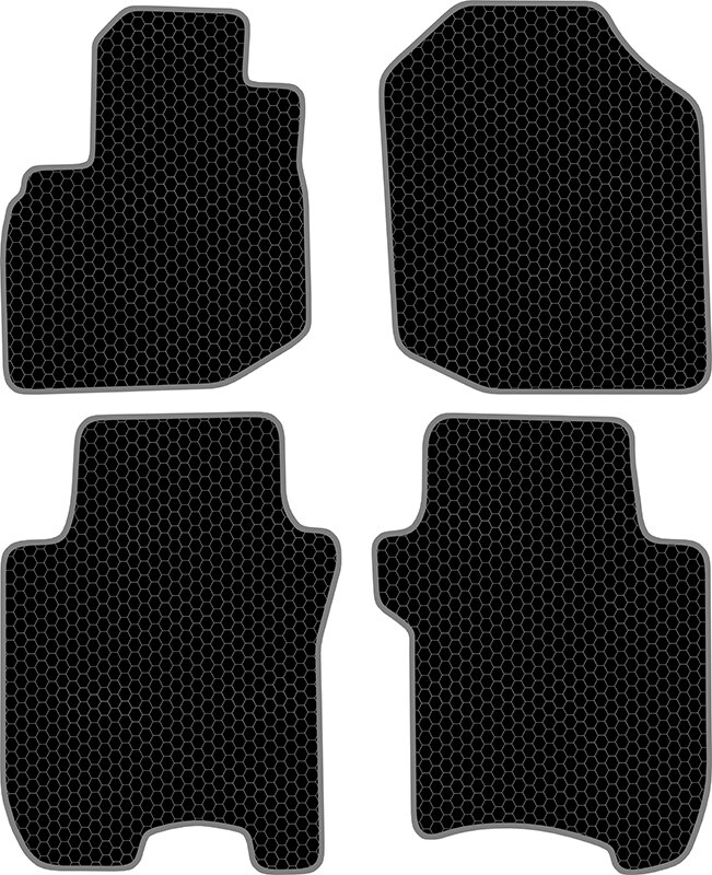 Купить запчасть SDS EXCLUSIVE - KSH11308BK Коврики в салон черные Honda Jazz II Хэтчбек(5дв.) 2008- "EVA-style"