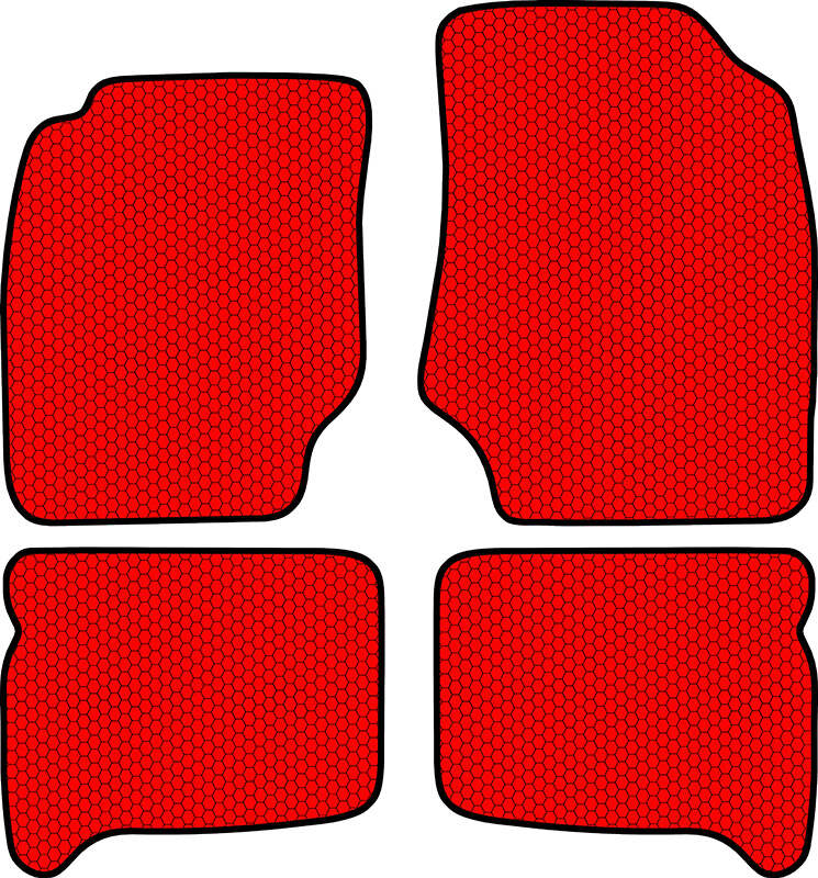 Купить запчасть SDS EXCLUSIVE - KST23494RD Коврики в салон красные Toyota RAV 4 I (XA10) Внедорожник(5дв.) 1994-1999 "EVA-style"