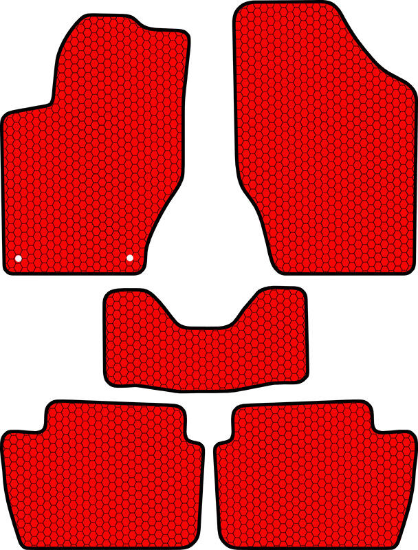 Купить запчасть SDS EXCLUSIVE - KSC41411RD Коврики в салон красные Citroen C4 II Хэтчбек(5дв.) 2011- "EVA-style"
