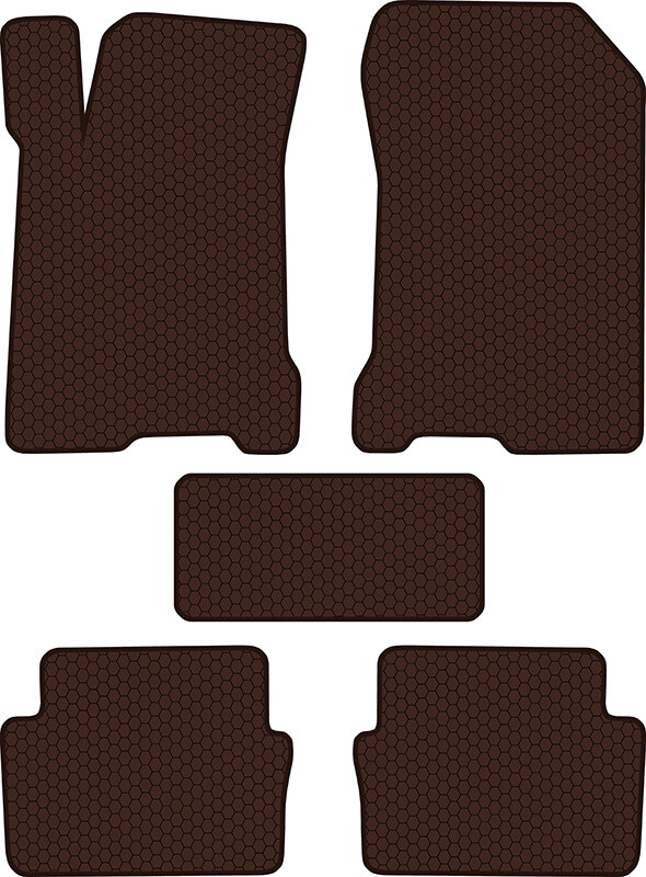 Купить запчасть SDS EXCLUSIVE - KSR10507BR Коврики в салон коричневые Renault Laguna III Хэтчбек(5дв.) 2007-2015 "EVA-style"