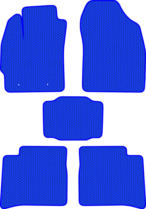 Купить запчасть SDS EXCLUSIVE - KST27209BL Коврики в салон синие Toyota Prius III (XW30) Хэтчбек(5дв.) 2009-2015 "EVA-style"