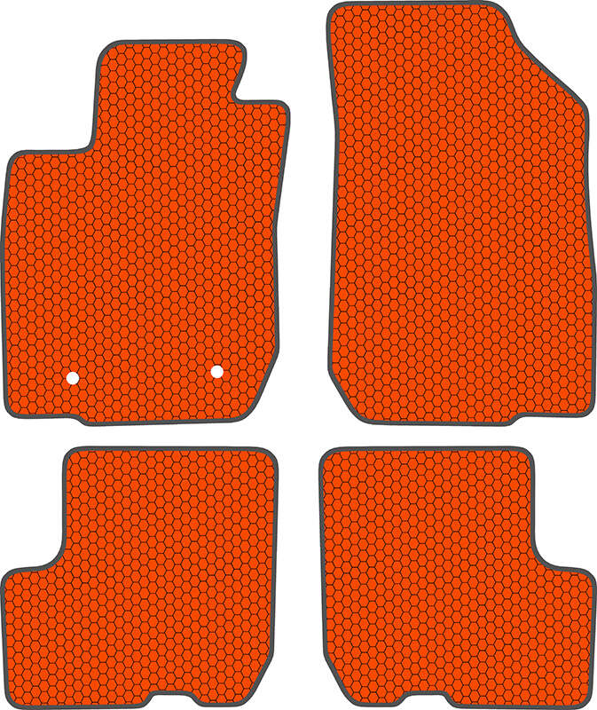 Купить запчасть SDS EXCLUSIVE - KSV0028OR Коврики в салон оранжевые ВАЗ (LADA) Ларгус (4601) - Универсал 2012- "EVA-style"