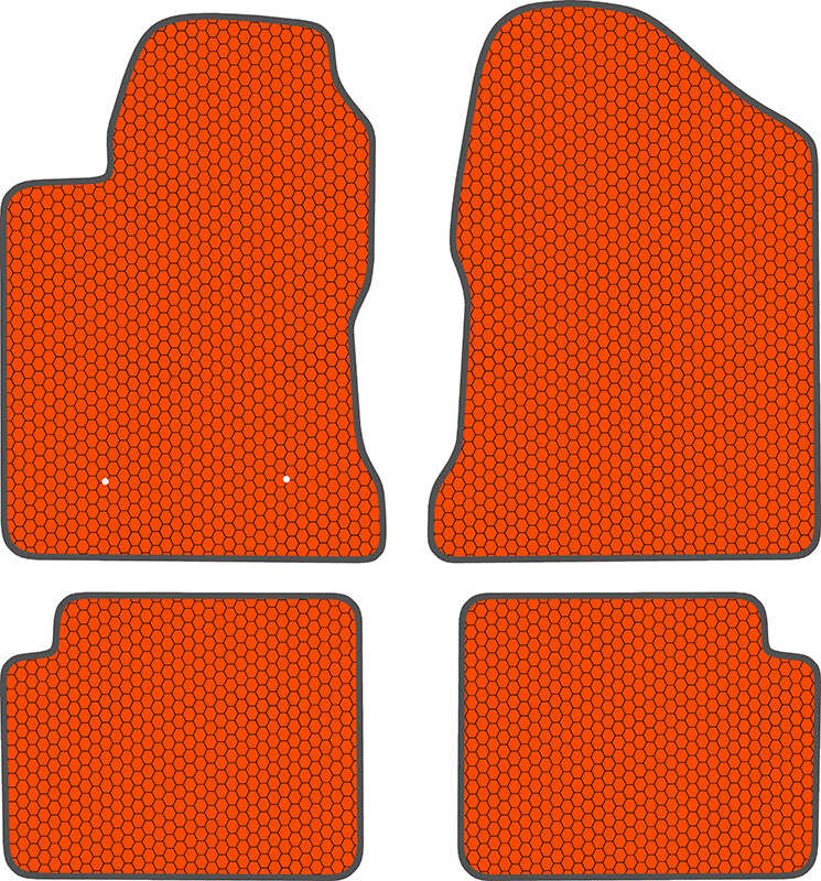 Купить запчасть SDS EXCLUSIVE - KST21002OR Коврики в салон оранжевые Toyota Corolla IX (E120) Седан 2001-2007 "EVA-style"
