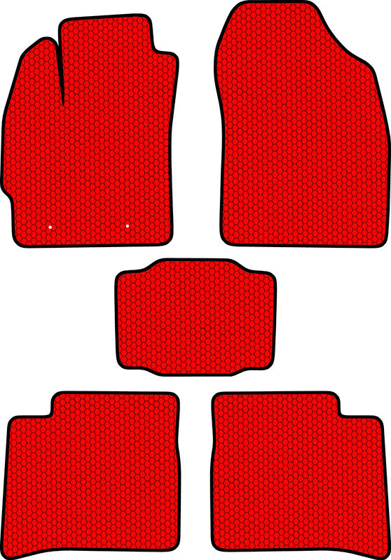 Купить запчасть SDS EXCLUSIVE - KST27209RD Коврики в салон красные Toyota Prius III (XW30) Хэтчбек(5дв.) 2009-2015 "EVA-style"