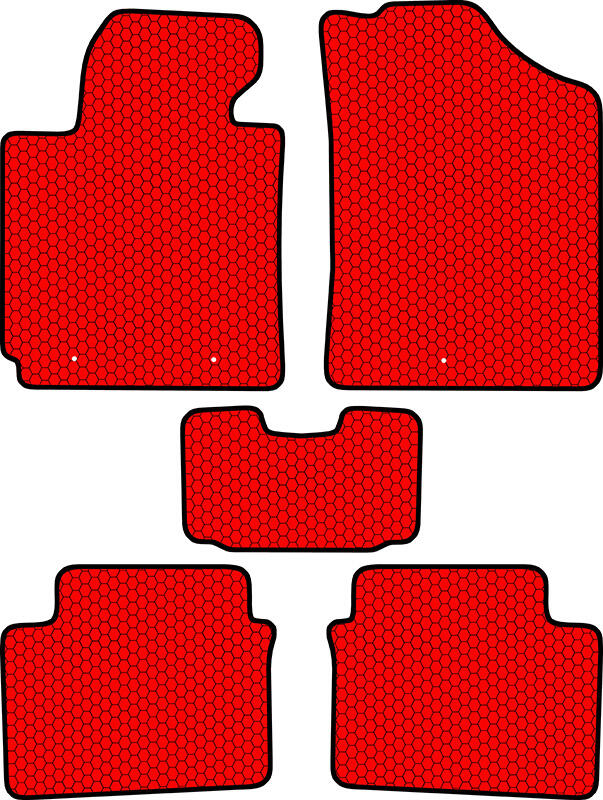 Купить запчасть SDS EXCLUSIVE - KSH23411RD Коврики в салон красные Hyundai Veloster - Хэтчбек(4дв.) 2011- "EVA-style"