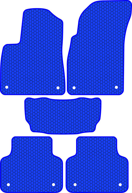 Купить запчасть SDS EXCLUSIVE - KSA12915BL Коврики в салон синие Audi Q7 II Внедорожник(5дв.) 2015- "EVA-style"