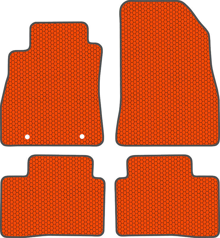 Купить запчасть SDS EXCLUSIVE - KSN13210OR Коврики в салон оранжевые Nissan Juke I (YF15) Внедорожник(5дв.) 2010- "EVA-style"