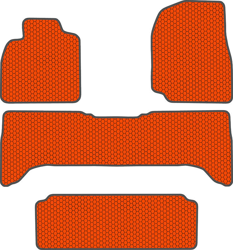 Купить запчасть SDS EXCLUSIVE - KST21599OR Коврики в салон оранжевые Toyota Land Cruiser 100 Внедорожник(5дв.) 1998-2007 "EVA-style"