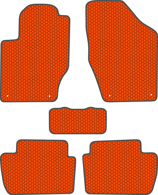 Купить запчасть SDS EXCLUSIVE - KSP10508OR Коврики в салон оранжевые Peugeot 308 I Хэтчбек(5дв.) 2008-2015 "EVA-style"