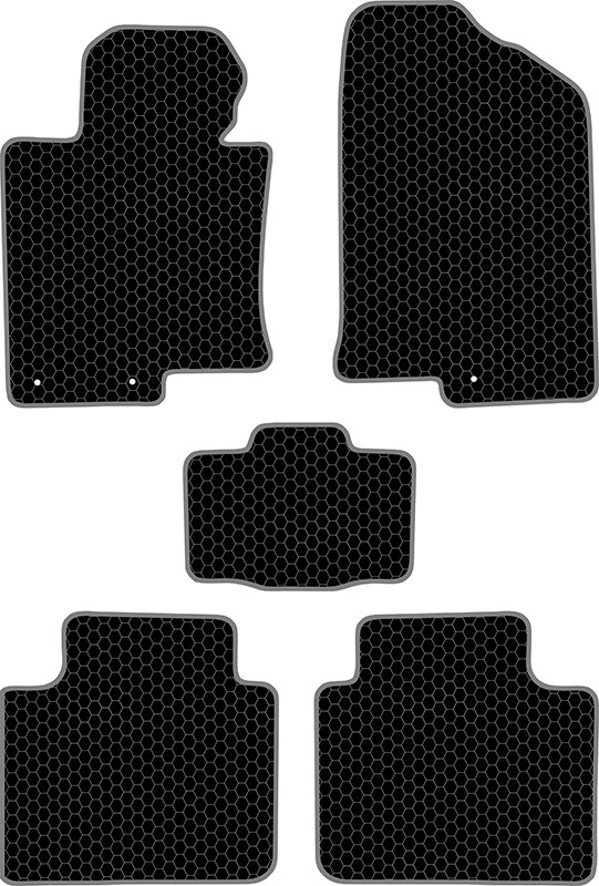 Купить запчасть SDS EXCLUSIVE - KSK12810BK Коврики в салон черные Kia Optima III Седан 2010- "EVA-style"