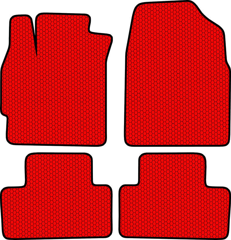 Купить запчасть SDS EXCLUSIVE - KSM21106RD Коврики в салон красные Mazda CX7 I Внедорожник(5дв.) 2006-2012 "EVA-style"