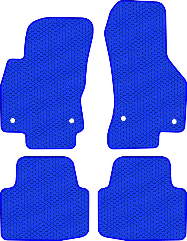 Купить запчасть SDS EXCLUSIVE - KSV24514BL Коврики в салон синие Volkswagen Passat B8 Седан 2014- "EVA-style"