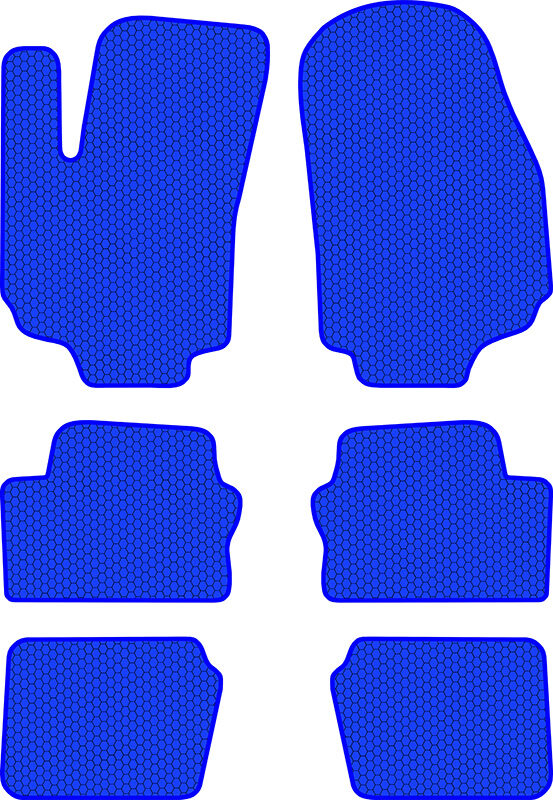 Купить запчасть SDS EXCLUSIVE - KSO11306BL Коврики в салон синие Opel Zafira B Минивэн(5дв.) 2006-2011 "EVA-style"