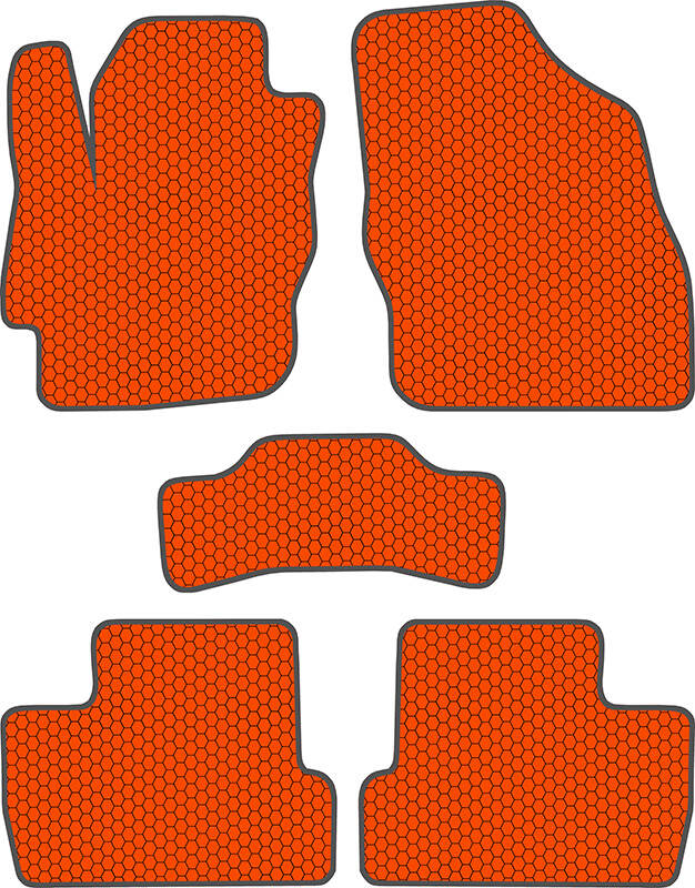 Купить запчасть SDS EXCLUSIVE - KSM21309OR Коврики в салон оранжевые Mazda 3 II Седан 2009- "EVA-style"