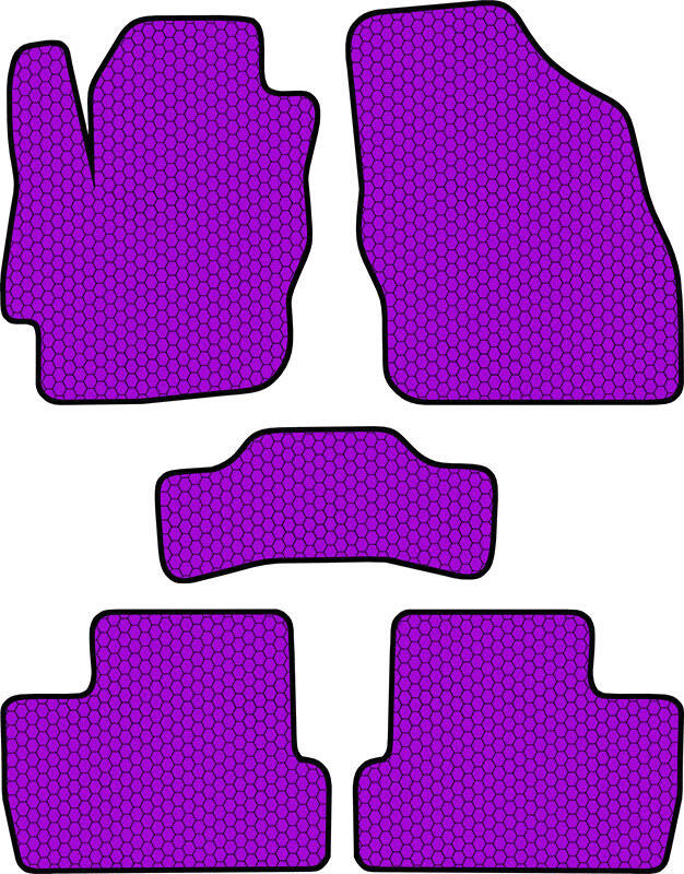 Купить запчасть SDS EXCLUSIVE - KSM21309PR Коврики в салон фиолетовые Mazda 3 II Седан 2009- "EVA-style"