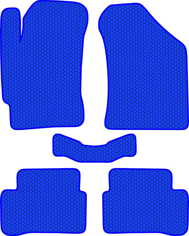 Купить запчасть SDS EXCLUSIVE - KSH24803BL Коврики в салон синие Hyundai Coupe II (GK) Купе 2007-2009 "EVA-style"