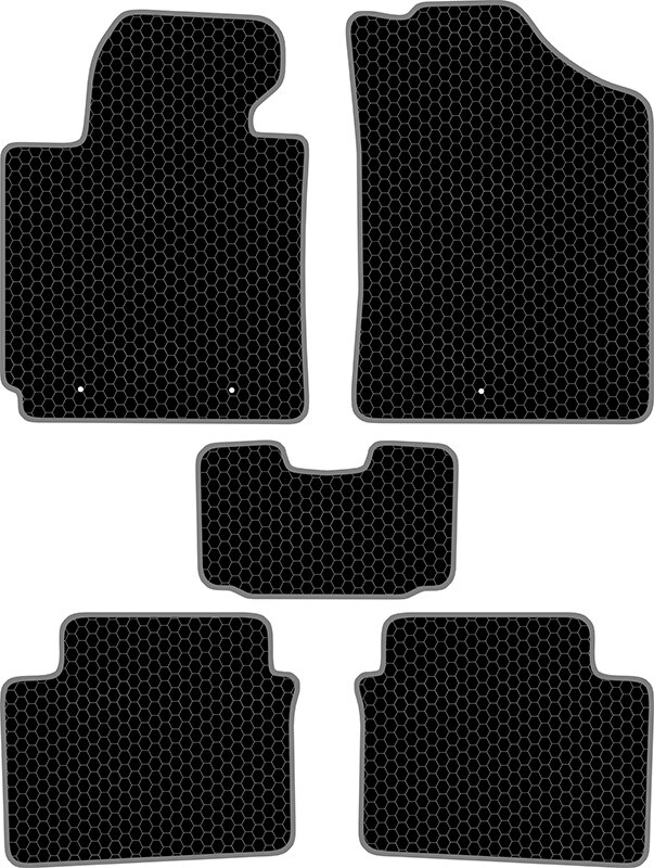 Купить запчасть SDS EXCLUSIVE - KSH23411BK Коврики в салон черные Hyundai Veloster - Хэтчбек(4дв.) 2011- "EVA-style"