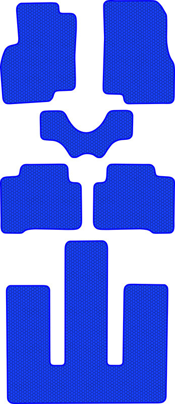 Купить запчасть SDS EXCLUSIVE - KSM40404BL Коврики в салон синие Mitsubishi Grandis II Минивэн(5дв.) 2003-2011 "EVA-style"