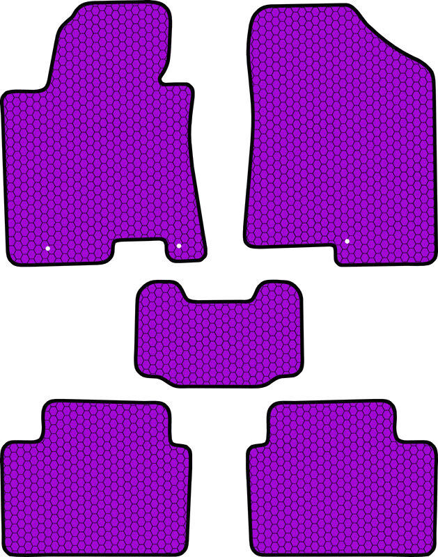 Купить запчасть SDS EXCLUSIVE - KSH23212PR Коврики в салон фиолетовые Hyundai i30 II Хэтчбек, 5дв. 2012- "EVA-style"