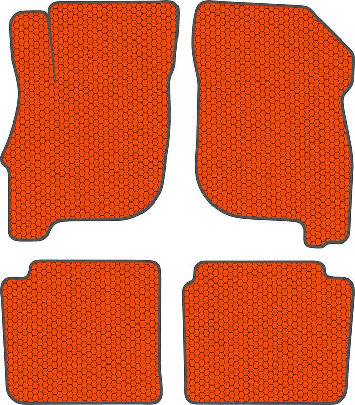 Купить запчасть SDS EXCLUSIVE - KSM41997OR Коврики в салон оранжевые Mitsubishi Galant IX Седан 2003-2012 "EVA-style"