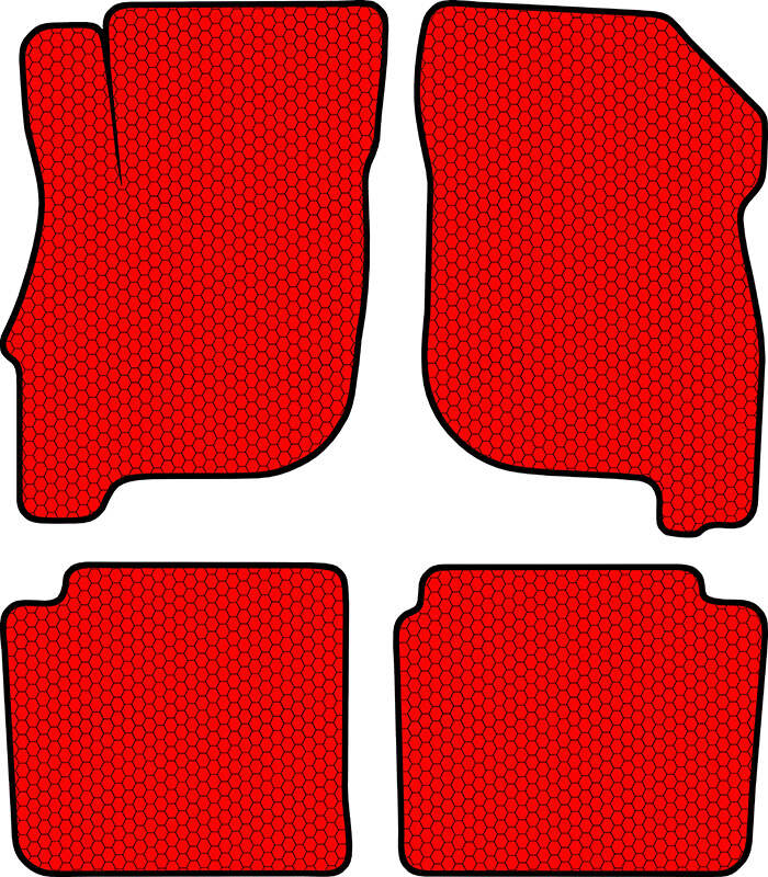 Купить запчасть SDS EXCLUSIVE - KSM41997RD Коврики в салон красные Mitsubishi Galant IX Седан 2003-2012 "EVA-style"