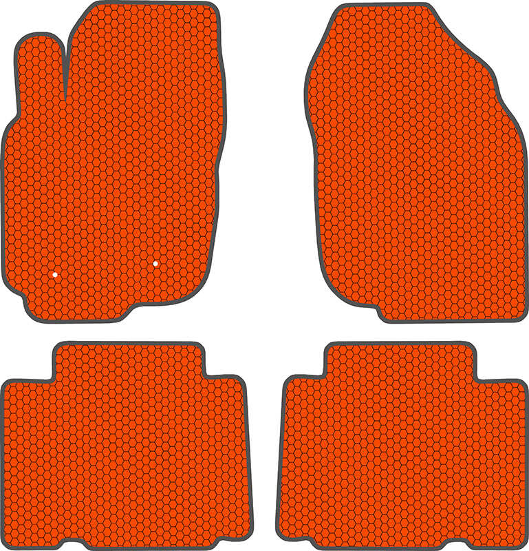Купить запчасть SDS EXCLUSIVE - KST22007OR Коврики в салон оранжевые Toyota RAV 4 III (XA30) Внедорожник(5дв.) 2006-2013 "EVA-style"