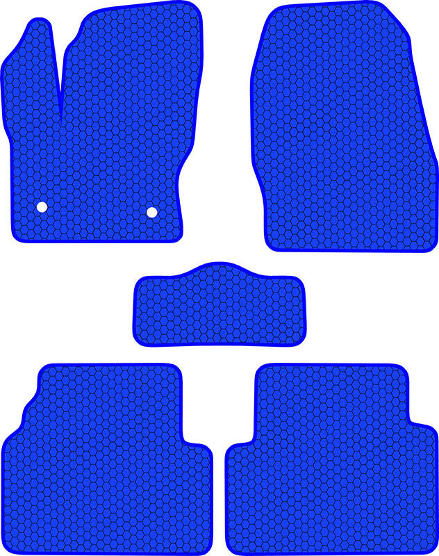 Купить запчасть SDS EXCLUSIVE - KSF33413BL Коврики в салон синие Ford Kuga II Внедорожник(5дв.) 2012- "EVA-style"